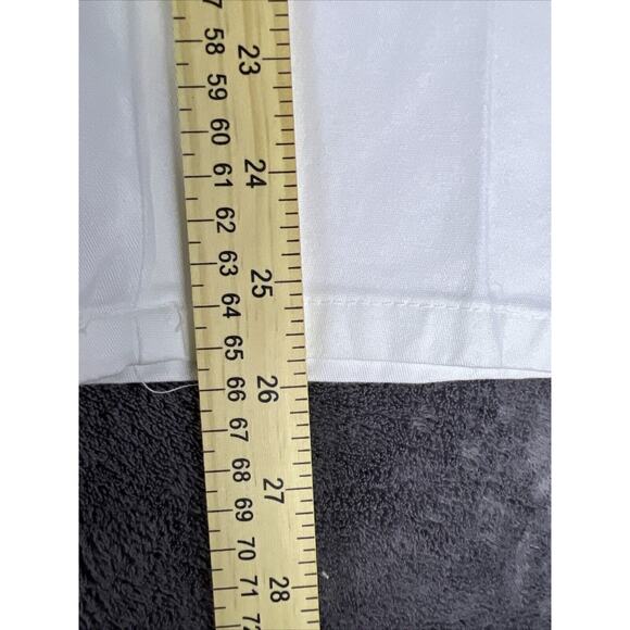 JMS Just My Size Women's Pull On White Pants Size 2XL Mid Rise 2 Pocket - Picture 8 of 8